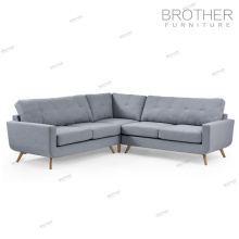 Sofa sectionnel moderne canapé salon confortable en tissu
